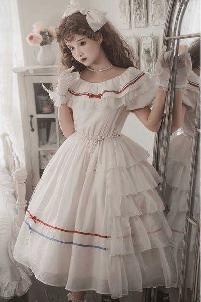 Lolita Dress Flared Volume Little