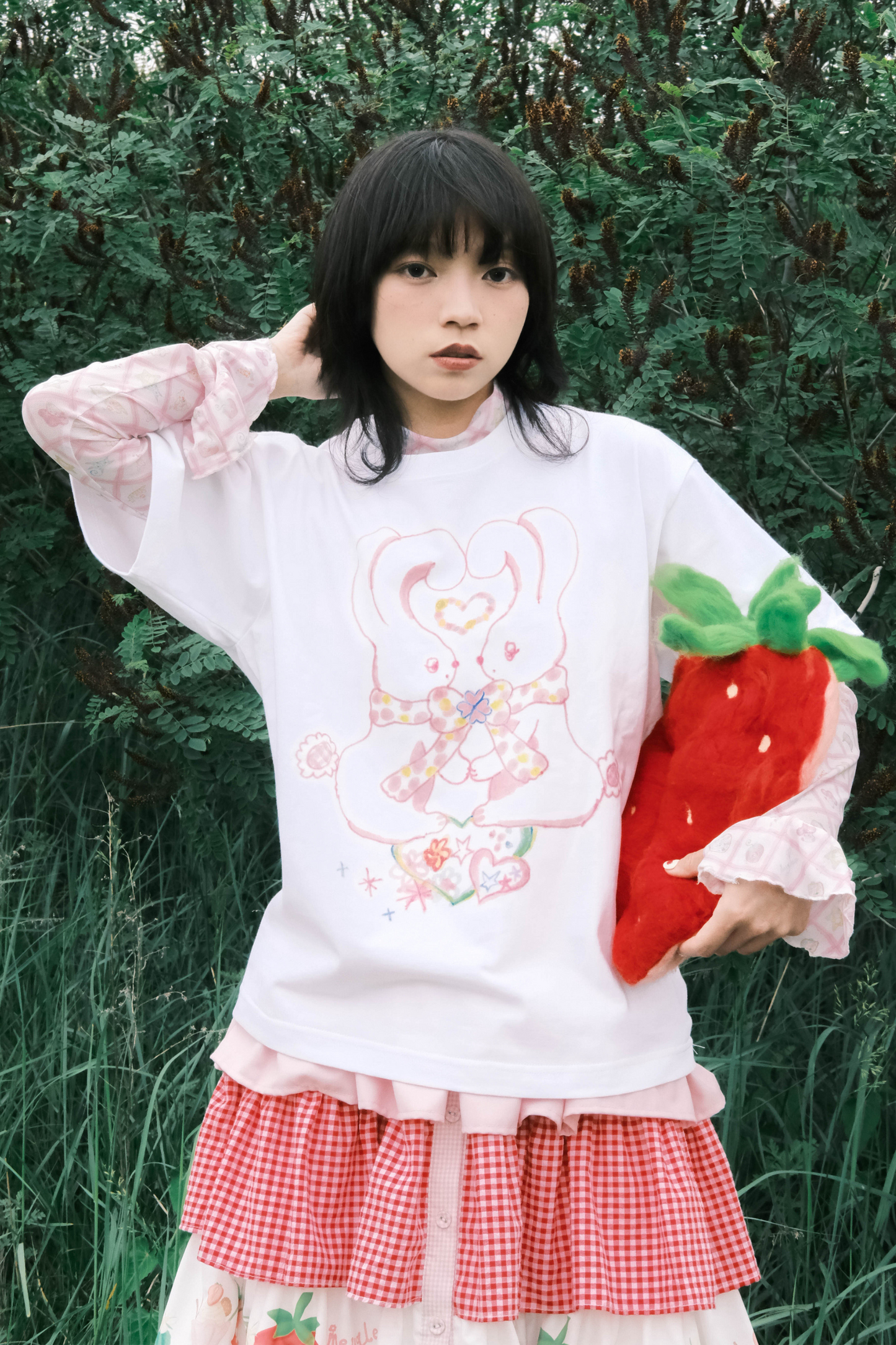 スタープリントTシャツラブ