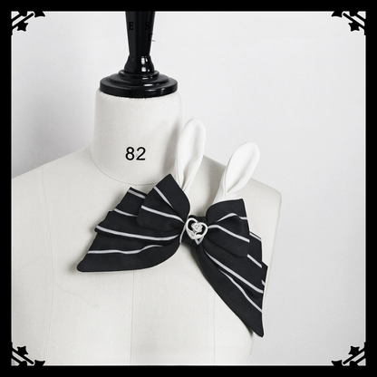 Bunny Muster Optionen Brosche Bowknot Theater Ohren/Polka Dot/Chess