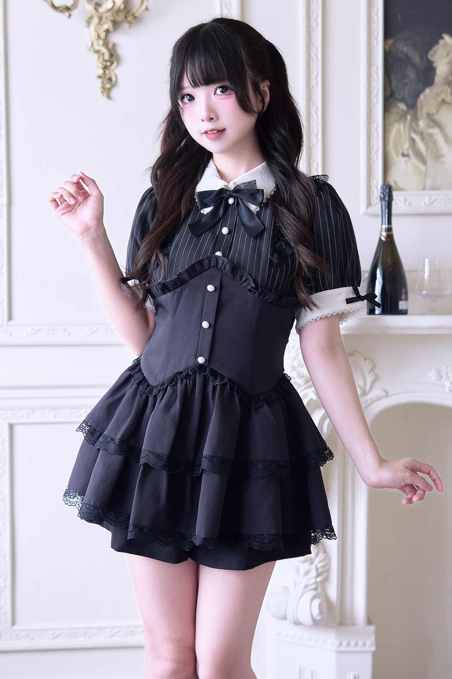 デュークケーキパフ + リトルトップスカート