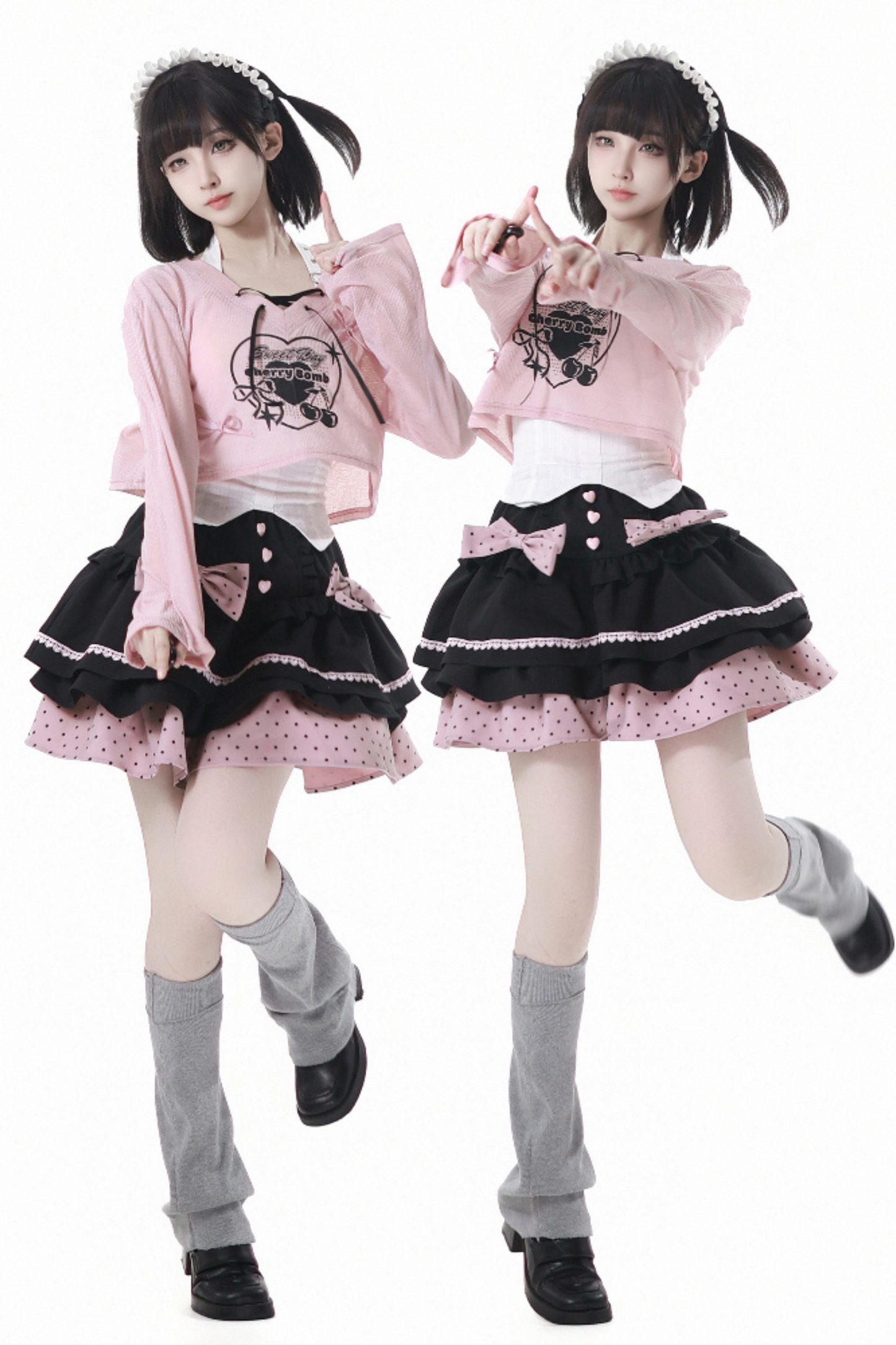 ベリーケーキキャミソールスカートフレンチトップ+リボンネックホルター