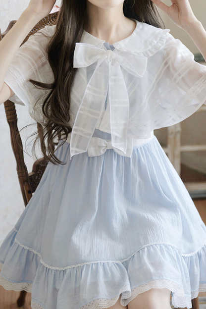 Zwei Vintage Klares Süßes Stück Kleid