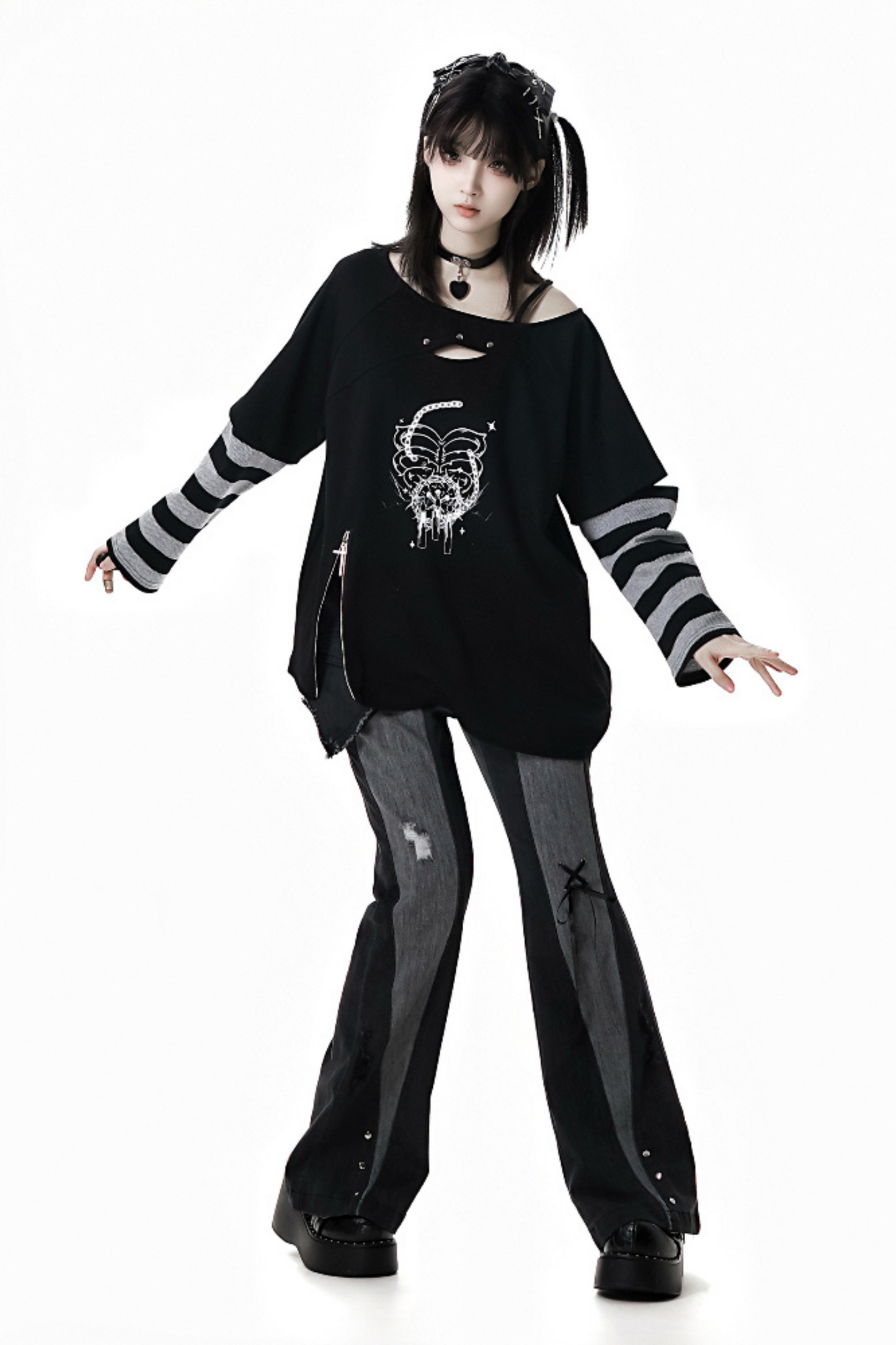 デザインパンツ デニムモード