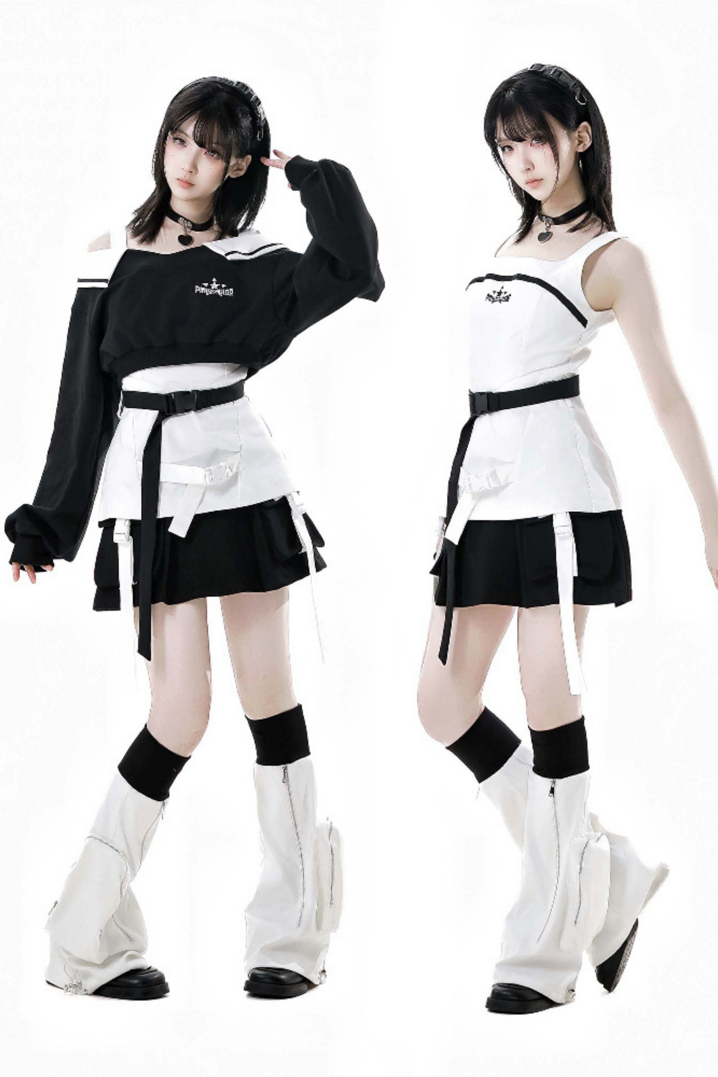 + キャミソール レッグスカート モードウォーマー サイバートップ