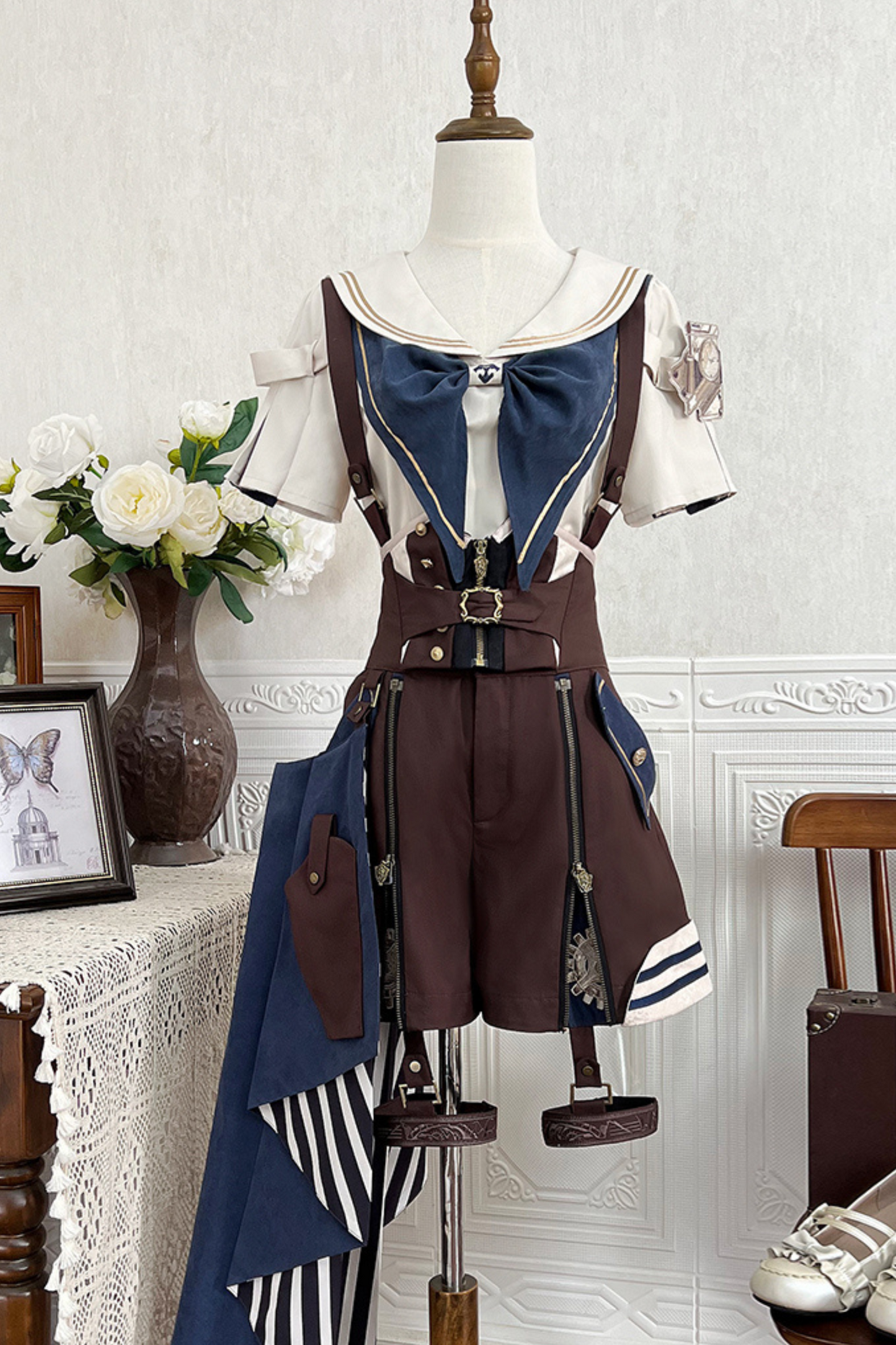 ボーイッシュセットアップスチームパンクプリンス