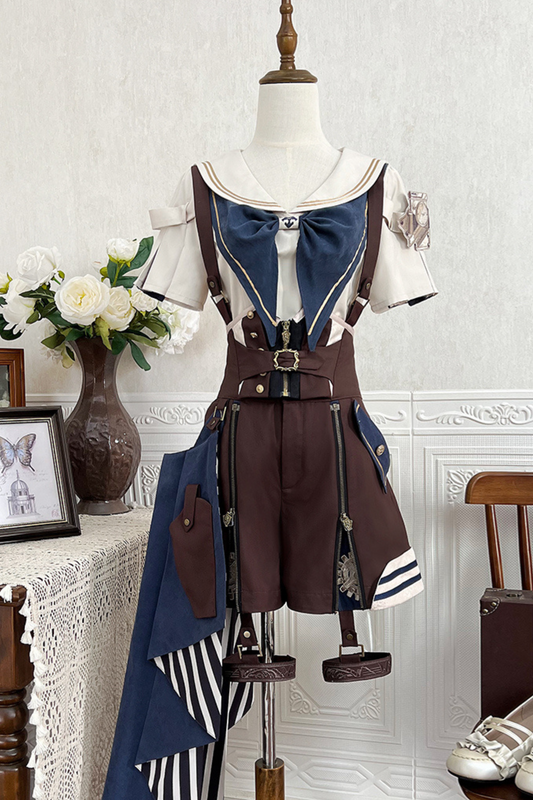 ボーイッシュセットアップスチームパンクプリンス