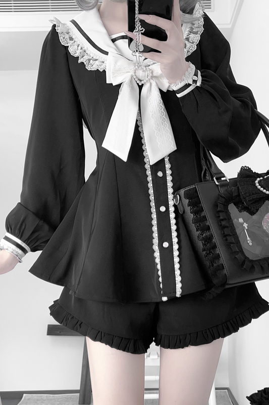 Girl Anime Sailor Tops Bunny Reservations