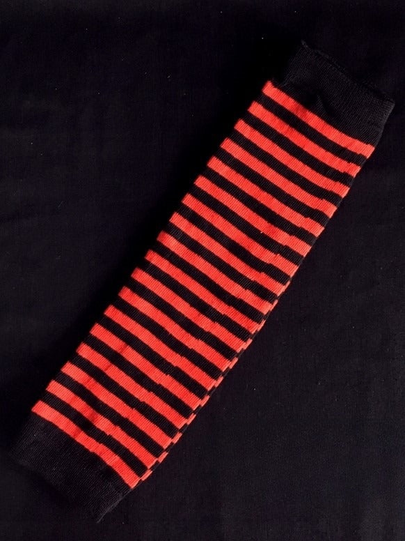 Color – Striped Options Y2K Fingerless Warmers 6 Arm