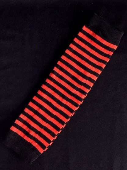 Color – Striped Options Y2K Fingerless Warmers 6 Arm