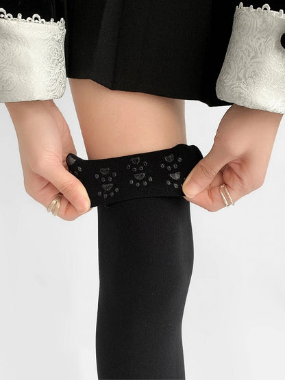 (4 175cm-Fit Paw Anti-Slip Stockings Thigh-High Cat Colors)