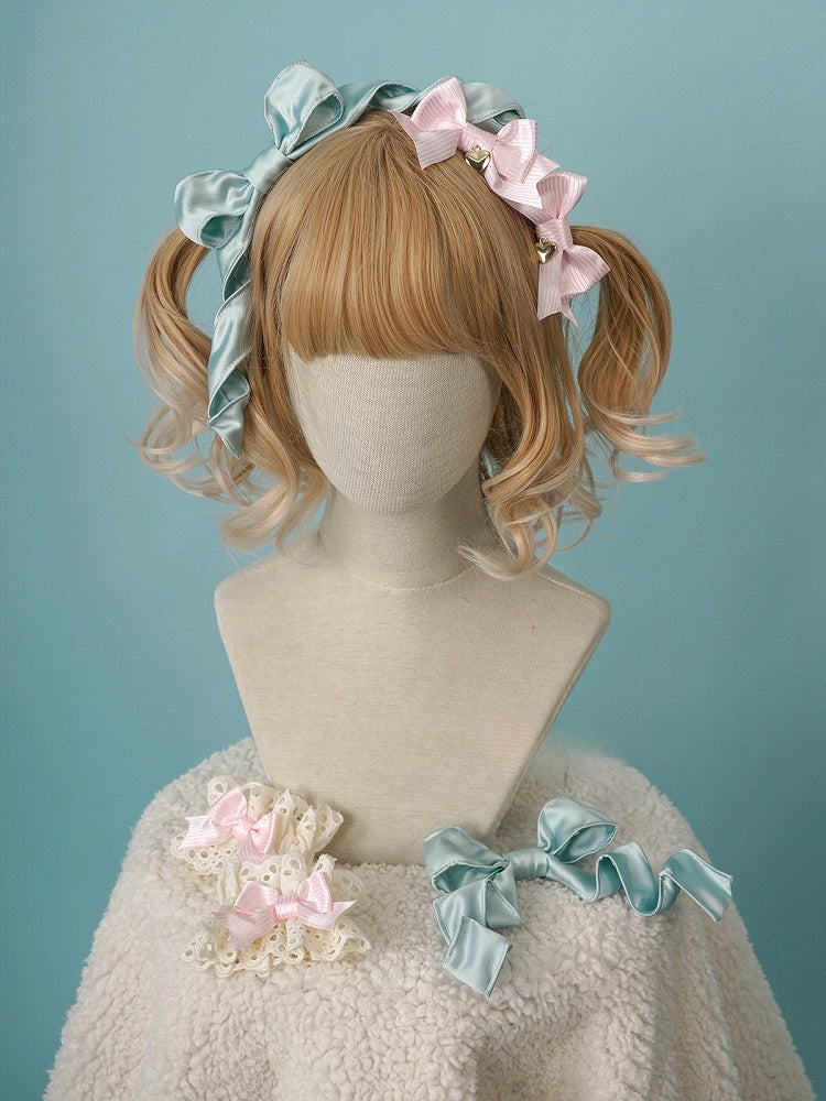 Hairclip Bowknot Green