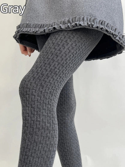 Textured Knit (5 Ribbed Tights Colors)