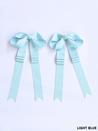 18 Long Ribbon Satin Lolita Options Bowknot Hairclip Color