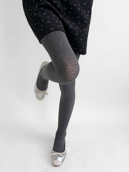 Tights Diamond Patterned Knitted Colors 4