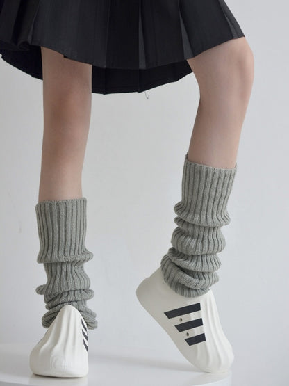 Black/White/Gray Ballet Style Warm Knitted 40CM/50CM/60CM Leg Warmers