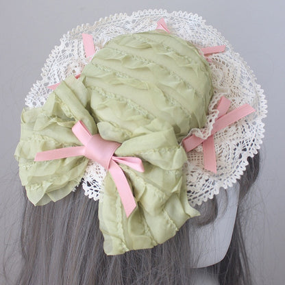 Details Trim Hat Options Lace Color 4 Bowknot Mini