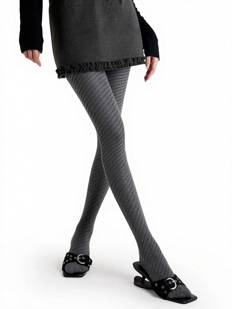 Solid Minimalist Vintage Tights - ModaSwings