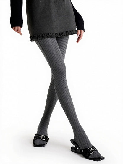 Solid Minimalist Vintage Tights - ModaSwings