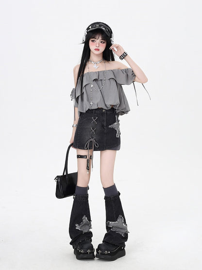 スカート着回しトップス/バブルグレースリー