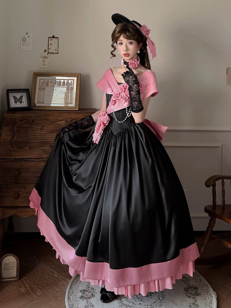 Black & White Lace Gloves - Treasure Box Factory