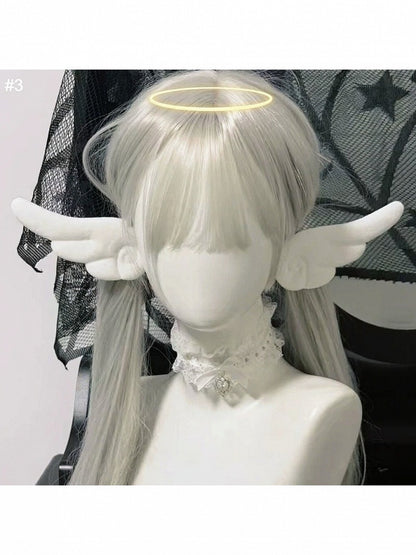 Kawaii White Wing Hairclip - Post-2000 Gift Shop