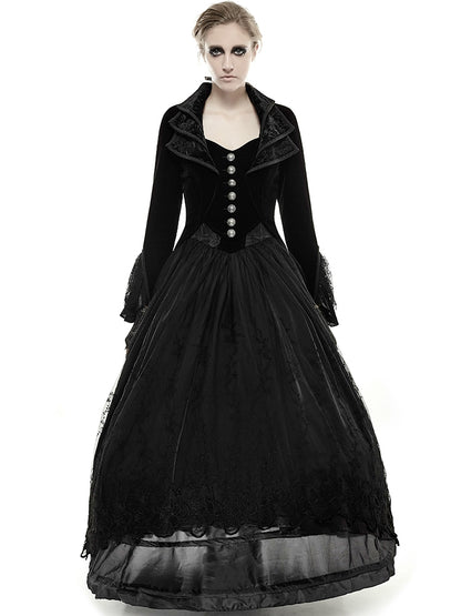 Black Long Gothic Coat