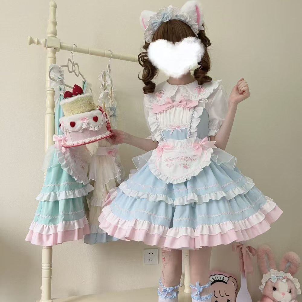 Lolita Cat Ear Story Sweet JSK Suspender Dress