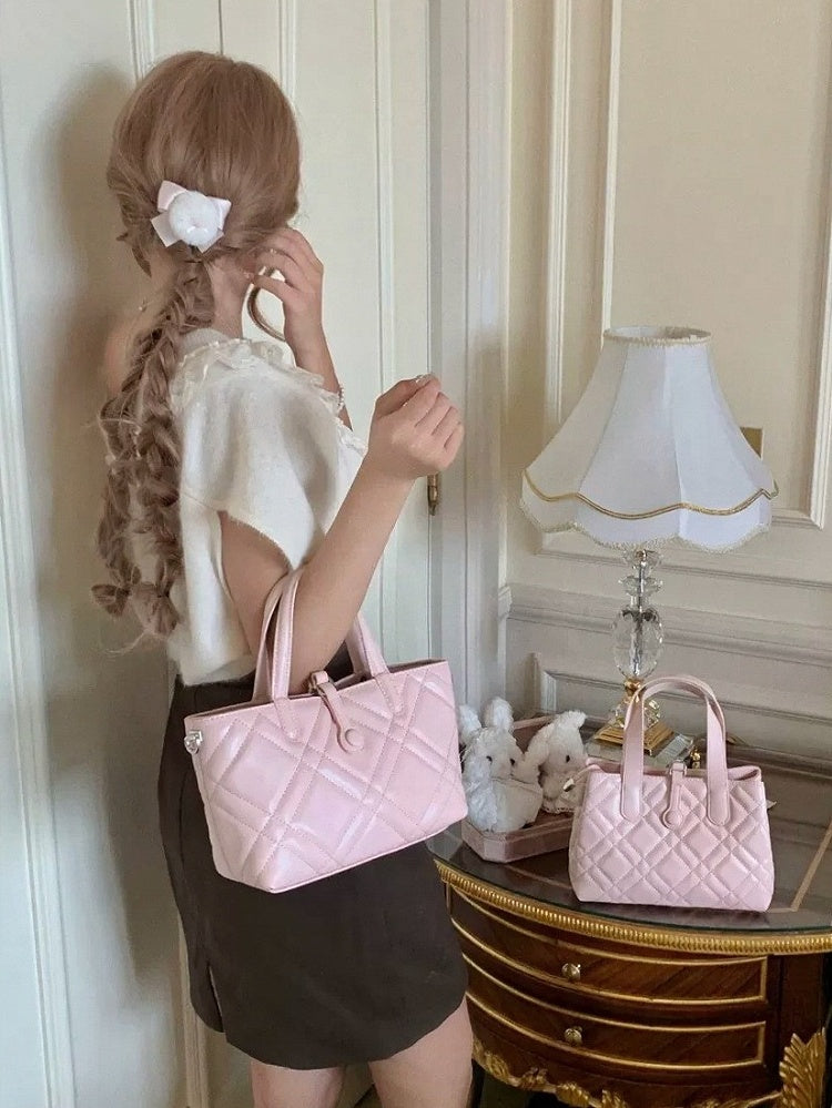 Elegant Diamond Handbag - S/M - Lalacita