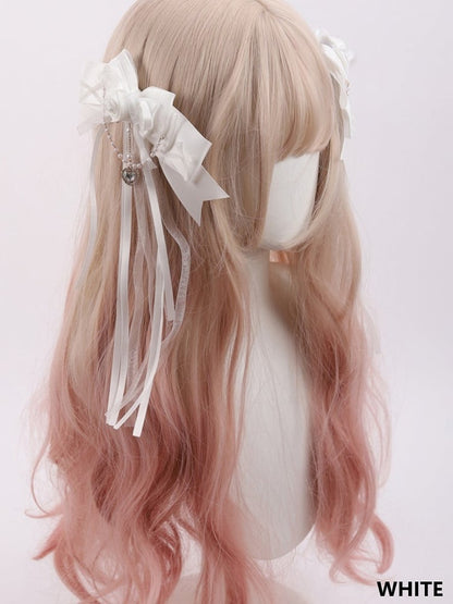 8 Bowknot Color Rose Sweet Hairclip Options Lolita