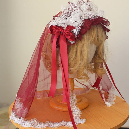 8-Color Head Veil Lace Elegant