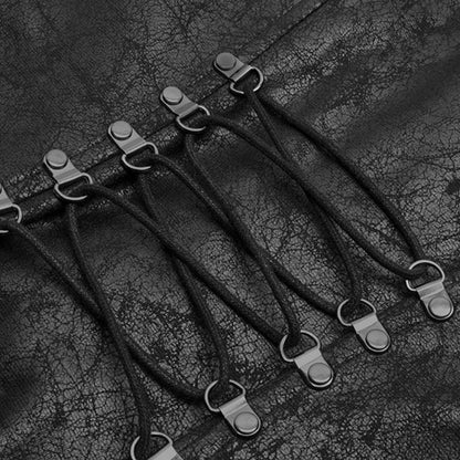 Black Dark Punk Long Coat