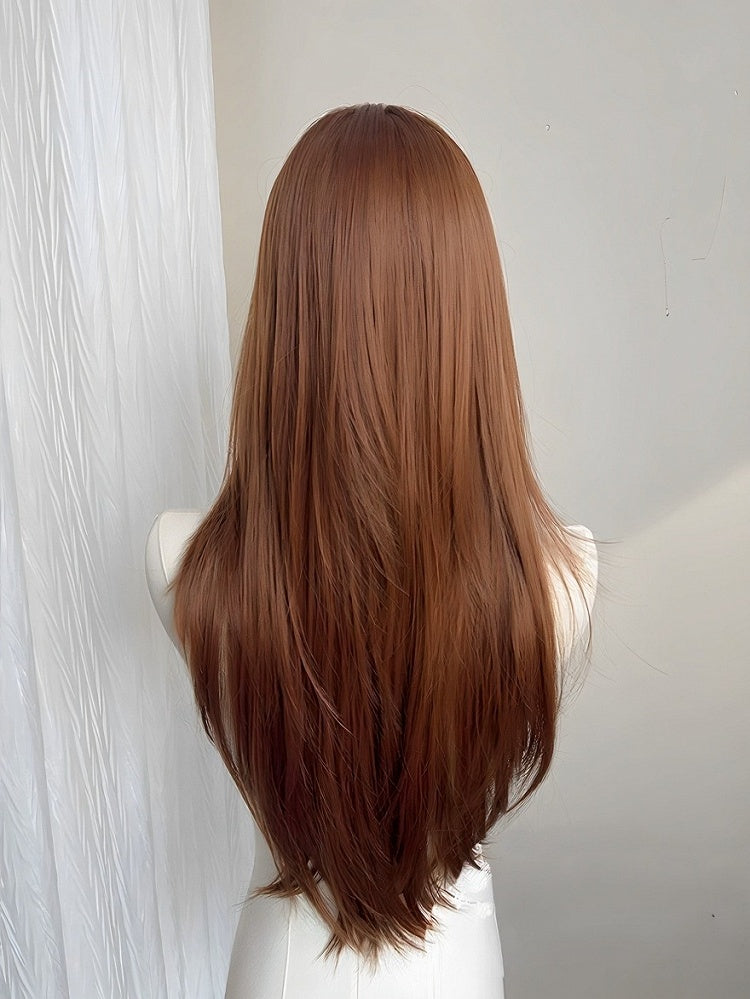 2-Color 65cm Straight Bangs Wig - Meow Island Wig
