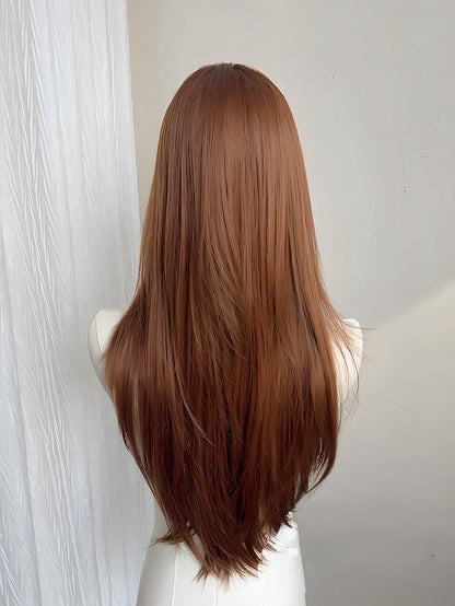 2-Color 65cm Straight Bangs Wig - Meow Island Wig