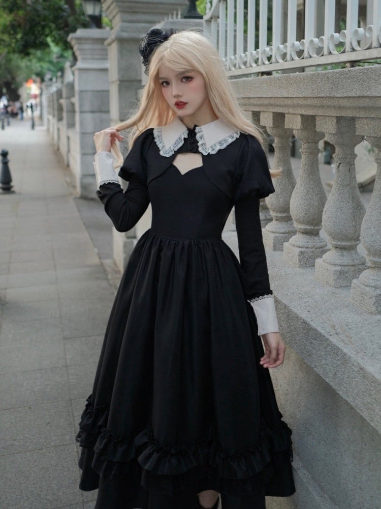 Black and White Detachable Sleeves