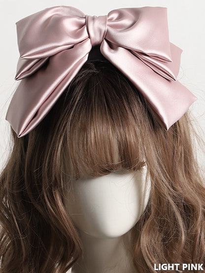9 Color Options Sweet Lolita Satin Large Bowknot Wide KC