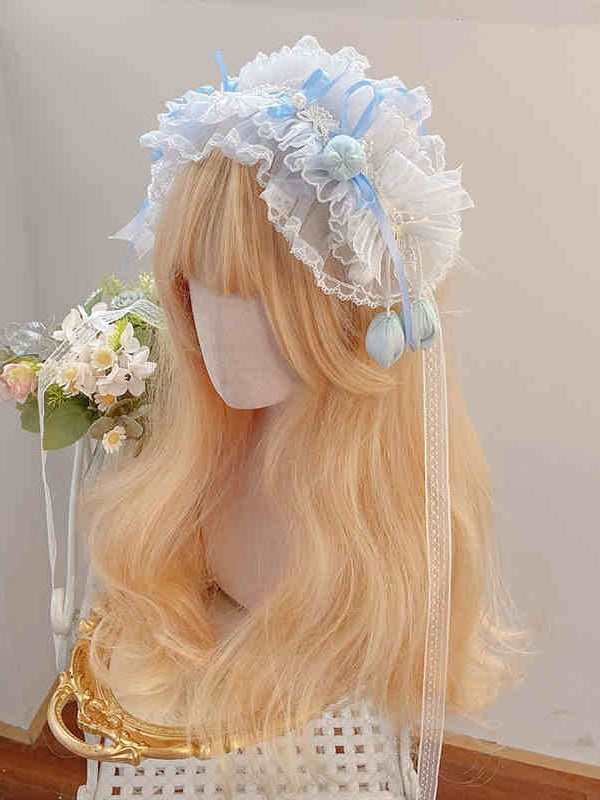 Hairband Green Pink / Tulip Blue