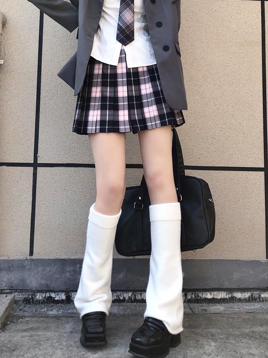 Warmers White/Grey/Black 45CM Leg Loose