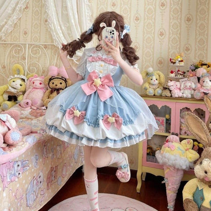 Lolita Sweet Heart Girl Original JSK Suspender Dress