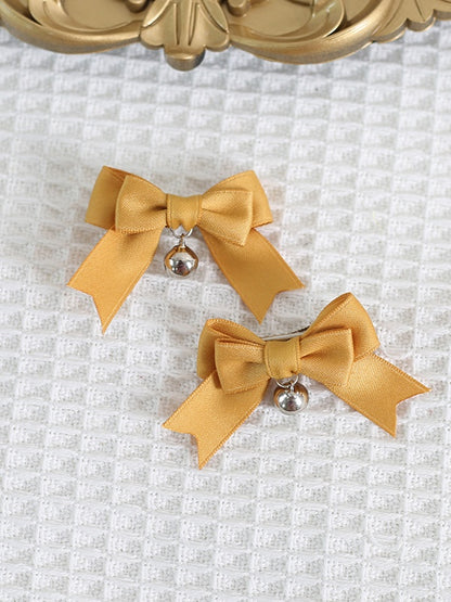 Hairclips Charm with Colors of Bowknot Bell A Pair Cute 14