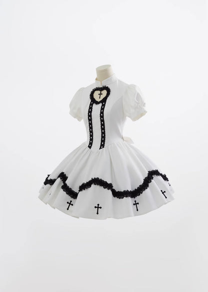 Subkultur Lolita Kleid Y2K Cross