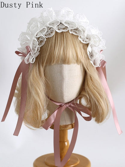 Color Details Sweet Options Ruffled Lolita Bowknot 9 Hairband