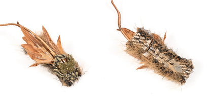 Braune Blatt-Haarspange