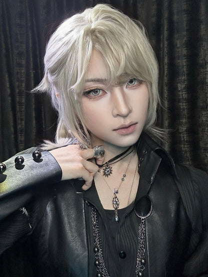 Länge Kurze Perücke Ouji 55CM Blond