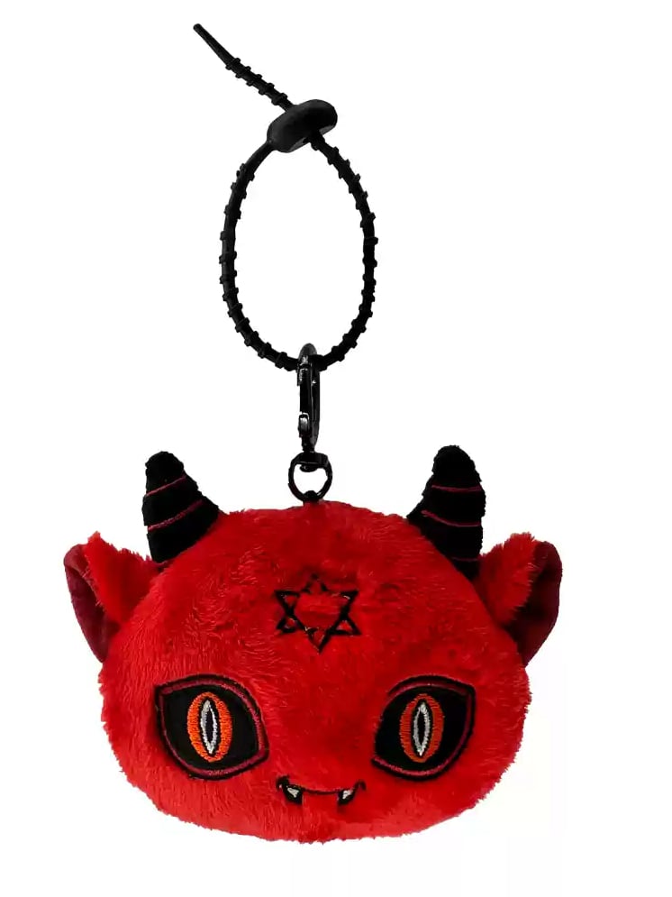 Red Devil Gothic Plush Key Chain Charm – LilyVow