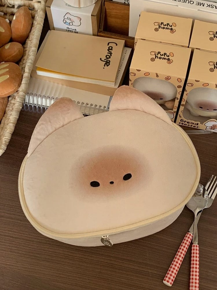 Large Capacity Cat-Themed Makeup Pouch - BlueMoon
