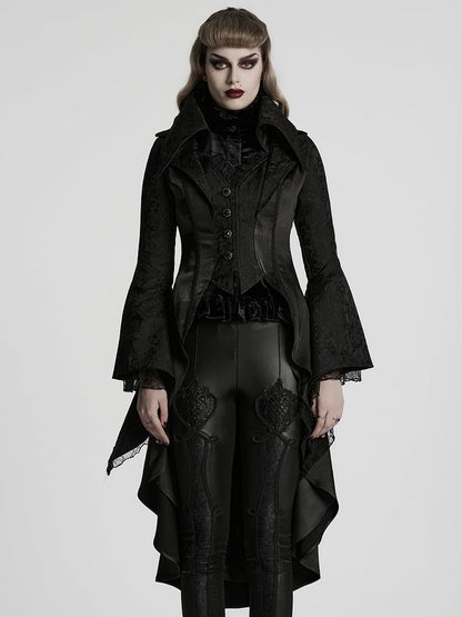 Black Jacket High-low Palace Goth Gorgeous
