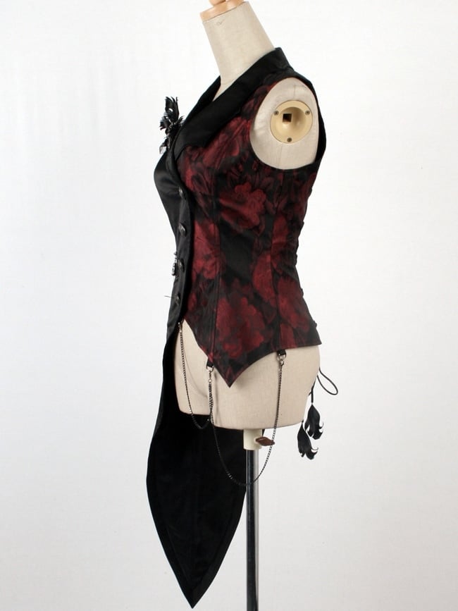Black Gothic Vest
