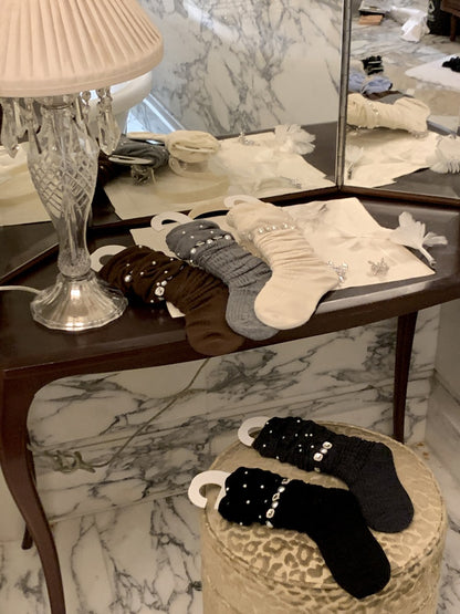 Stack with Rhinestone Colors Bead Five Accents and Over-the-Knee