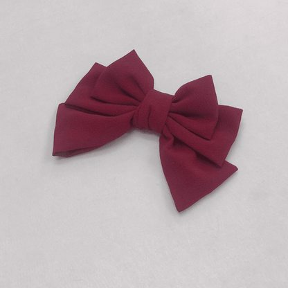 Red Hairclip Bowknot