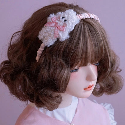 ピンク トリム デザイン ベア フリル KC